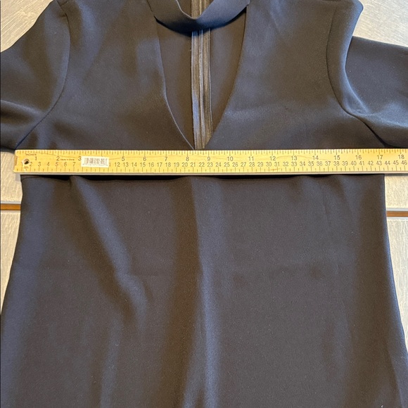 Zara Black Mini Dress with Choker Neckline - Picture 6 of 9